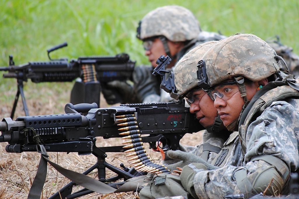 Samoa-based US Army reservists brush up on their combat skills during weapons qualification. Samoa-based US Army reservists brush up on their combat skills during weapons qualification.